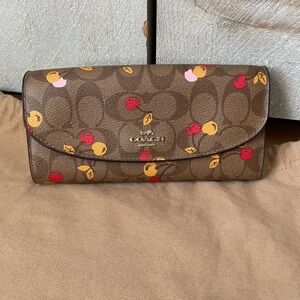 Coach Brown Cherry Print Women's Bag